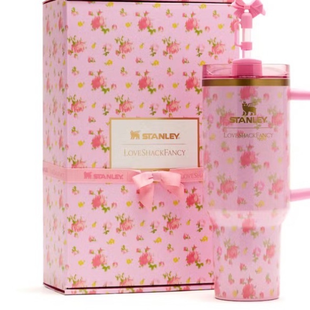 Stanley LoveShackFancy Pink Floral Cup (straw topper not included)
